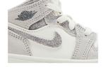 Кроссовки Air Jordan 1 Mid SE TD Neutral Grey Sail, серый - фото 2