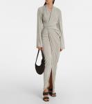 Платье макси с запахом Rick Owens, Pearl - фото 2