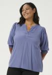 Блуза VERI Kaffe Curve, синий - фото 6