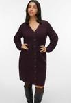 Платье Vero Moda Curve VMCLEFILE, Winetasting/Bordeaux - фото