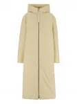 Пальто с капюшоном Jil Sander, бежевый - фото
