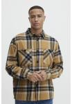 Жакет мужской Blend в клетку, коричневый - фото