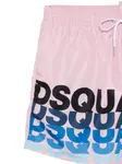 Плавки-шорты с логотипом Dsquared2, розовый - фото 3