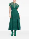 Макраме миди-платье Elie Saab, зеленый - фото 2