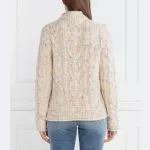 Шерстяной свитер обычного кроя Marc Cain, бежевый - фото 3