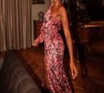 Длинное платье черного цвета Hemant & Nandita - фото 2