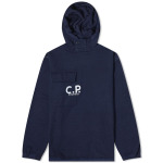 Худи C.P. Company Indigo Fleece Hoodie, цвет Denim-Normal Washed 40° - фото