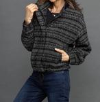 Куртка Yarn Dye в ярко-черном цвете TRIBAL - фото 2