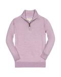 Худи с полузастежкой Hope & Henry, фиолетовый - фото