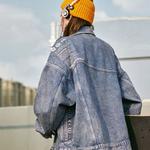 CF джинсовая куртка унисекс деним синий Lining, синий - фото 4