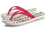 Шлепанцы Floper женские красные и белые Lining - фото 3