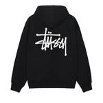 Худи Stussy Basic Hoodie, черный - фото 2