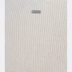 Шерстяной свитер обычного кроя Armani Exchange, экрю - фото 4