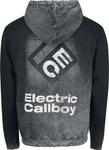 Толстовка с капюшоном Electric Callboy Square Logo, угольный - фото 2