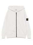 Stone Island Junior худи с нашивкой Compass, серый - фото