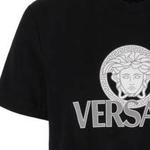Футболка мужская черная Versace, черный - фото 6
