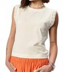 Белая майка Bree Another Love - фото