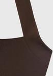 Топ HALTER NECKLINE Mango, коричневый - фото 6