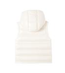 Пуховая жилетка Ania Moncler Enfant, белый - фото 4