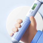 Скакалка ABS пластик PVC+стальной трос унисекс 2,8 м LINING, синий - фото 6