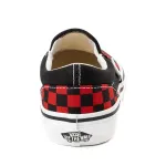 Кеды Vans Slip-On Checkerboard Skate Shoe, черный/красный - фото 4