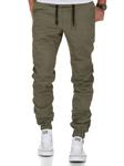 Брюки чинос Amaci&Sons Basic Jogger NEW JERSEY, оливковый - фото 2