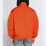 Стеганый бомбер стандартного кроя Calvin Klein, оранжевый - фото 3