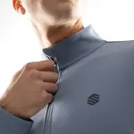 Толстовка Siroko Blur half zip, синий - фото 5