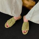 Шлепанцы женские Aiqinisha, зеленый - фото 6