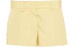 Повседневные шорты женские желтые Miu Miu - фото