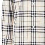 Рубашка мужская белая Burberry, белый - фото 5