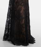 Кружевное платье Elie Saab, Black - фото 5