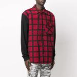 Рубашка plaid casual shirt Off-White, красный - фото 3