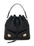 Ferragamo сумка-ведро Hug размера мини, черный - фото