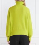 Свитер женский Samsøe Samsøe шерстяной с высоким горлом, зеленый - фото 4