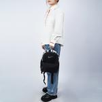 (WMNS) Мини-рюкзак Nike Brasilia Just Do It, черный - фото 5