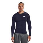 Спортивный топ Under Armour HeatGear Armour Comp Long Sleeve, нави синий - фото