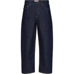 Джинсы укороченные с логотипом Valentino, синий - фото 3