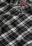 Блуза Superdry & Co Button-down blouse, Black Ecru Check/Black - фото 6