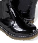 Челси ботинки Sid Jodzip из лаковой кожи Pom d'Api, Vernis Noir - фото 4