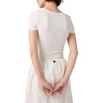 Боди с вышивкой X Petit Bateau MIU MIU, белый - фото 5