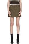 A.P.C. Зеленая мини-юбка - фото