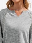 Imily Bela Свитшот в сером цвете - фото 5