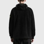 Куртка cotton pile garment dyed sweatshirt 'black' Stone Island, черный - фото 4