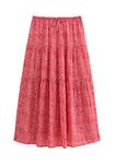 Юбка New Look POLKA DOT TIERED MAXI, Red Pattern/Mottled Red - фото 4