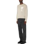 Ami Crewneck Sweater AMIPARIS, хаки - фото 6