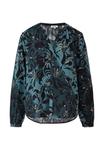 Блуза s.Oliver AUS MIT ALL-OVER-PRINT, Dunkles Türkis/Teal - фото 5