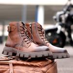 Мужские ботинки Martin коричневые, черные Romon - фото 6