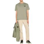 Compass Patch Crewneck T Shirt STONE ISLAND, зеленый - фото 3