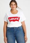 Футболка женская Levi's с логотипом бренда, белый - фото